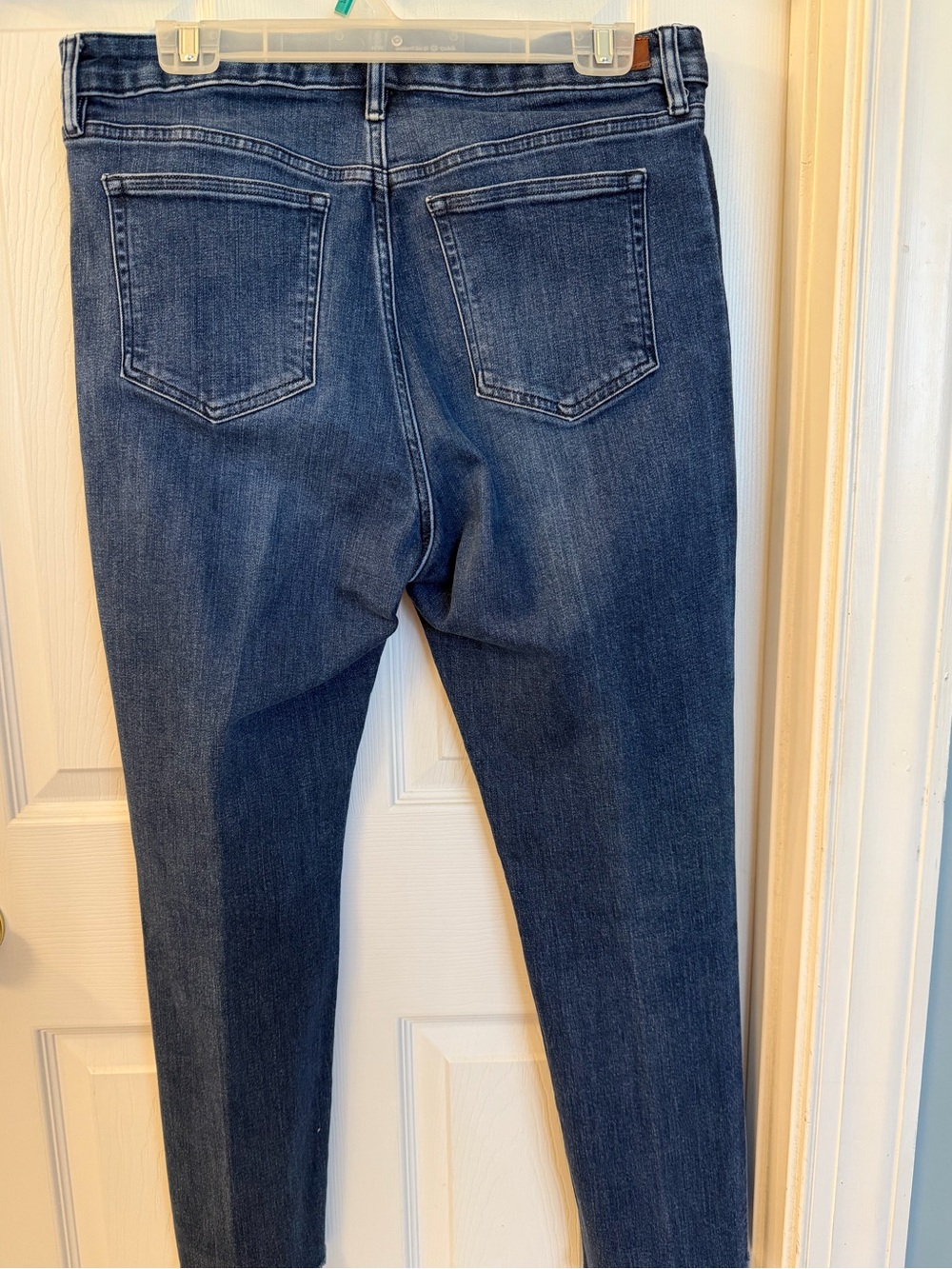 Lauren Ralph Lauren Cotton Stretch Raw Hem Straight Jeans Sz 14 - Picture 4 of 7